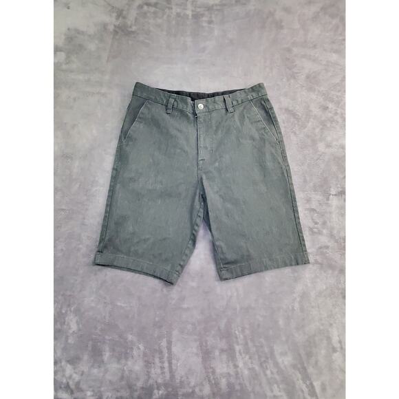 Volcom Shorts Mens Size 32 Gray Chino Flat Front Walking Casual 0182 C24-10 - Picture 1 of 8